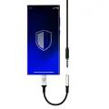 3mk USB-C adapter - 3.5 mm minijack - silver Photo