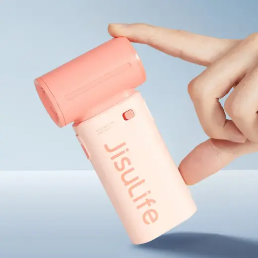 Jisulife Handheld Fan Life9 5000mAh Portable USB Fan - Pink Фото num