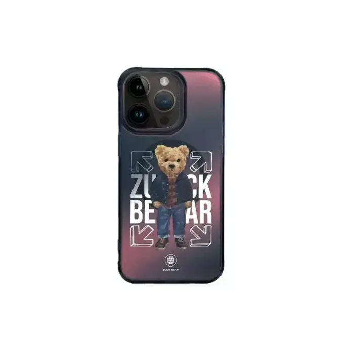 Zuck Bear California Cool maciņš ar MagSafe atbalstu telefonam iPhone 15 Pro Max zils