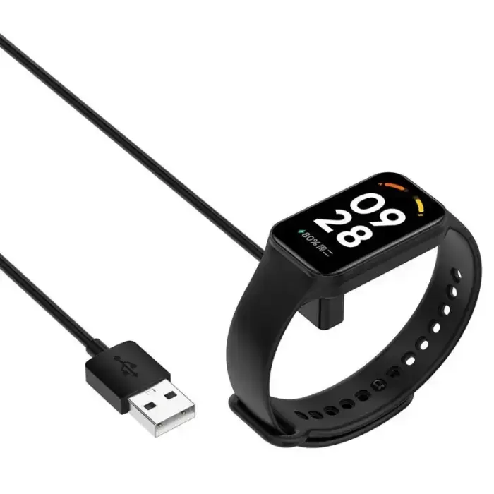 USB CHARGER MI BAND/SMART BAND 8/8 PRO BLACK 100CM Photo
