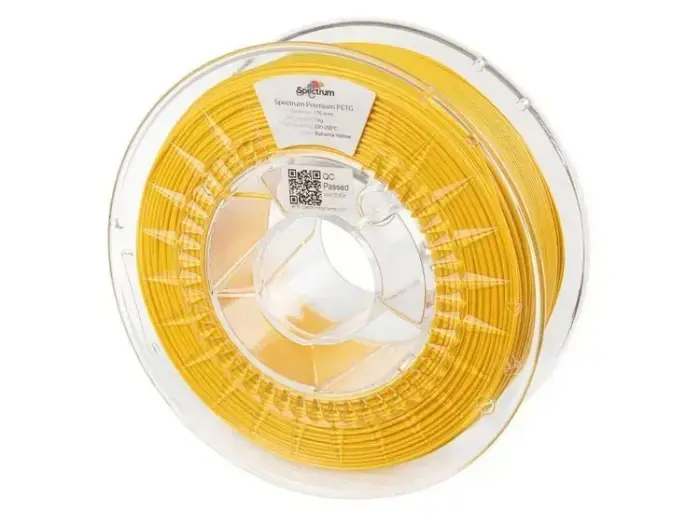 Filaments PET-G premium Bahama dzeltenā krāsā 1 kg Spectrum