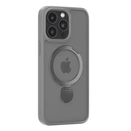 Comma Joy Shark phone case with MagSafe support for iPhone 15 Plus gray