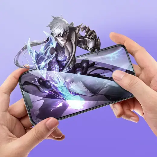 Borofone Tempered glass BF8 Diamond Armor Full Screen 5D Large Arc for Iphone 15/16 - 10 pieces Foto 7