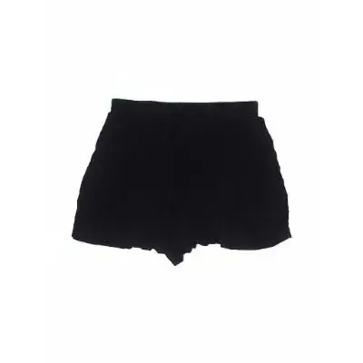 Zara Basic Shorts: Black Solid Bottoms - Size Large