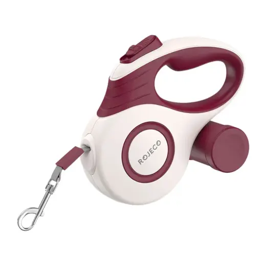 Rojeco A12 5M Automatic Retractable Dog Leash (red)