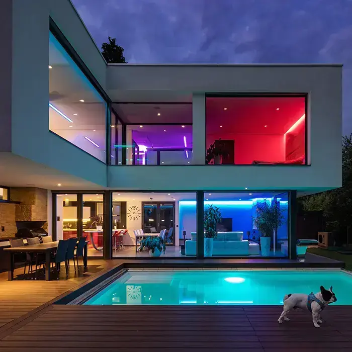 Qoltec Electronic timer PC0629 for DIN rail | LCD Фото num