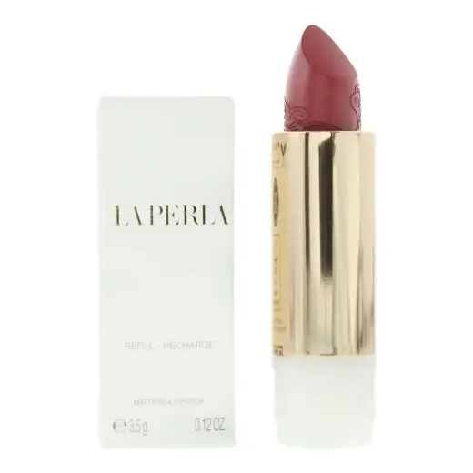 La Perla, Matte Silk, Matte, Cream Lipstick, 109, Rosewood Red, Refill, 3.5 g