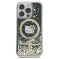 Hello Kitty HKHMP16LLGDIK iPhone 16 Pro   6.3" czarny złoty|black gold hardcase Liquid Glitter Fever MagSafe Фото num
