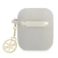 Guess 4G Charms Silicone Case for Airpods 1|2 Grey — Photo 2