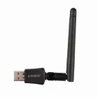 GEMBIRD network card USB A with detachable antenna WiFi WNP-UA300P-02 black Foto 1