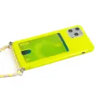 STRAP Fluo чехол для телефона iPhone 12 mini зелёный — Фото 2
