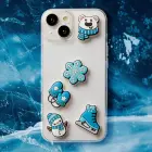 3D Sticker Snow 5pcs set Foto 4