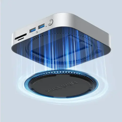 Orico MiniLink 9-in-1 Docking Station with M.2 SSD Hard Drive Bay - Silver Photo