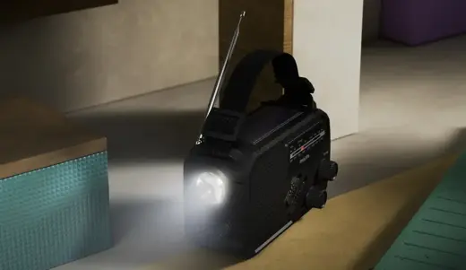 PHILIPS portatīvais kabatas izmēra radio, melns Foto 2