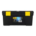 Plastic Tool Box Deli Tools EDL432417, 15'' (yellow) Foto 1