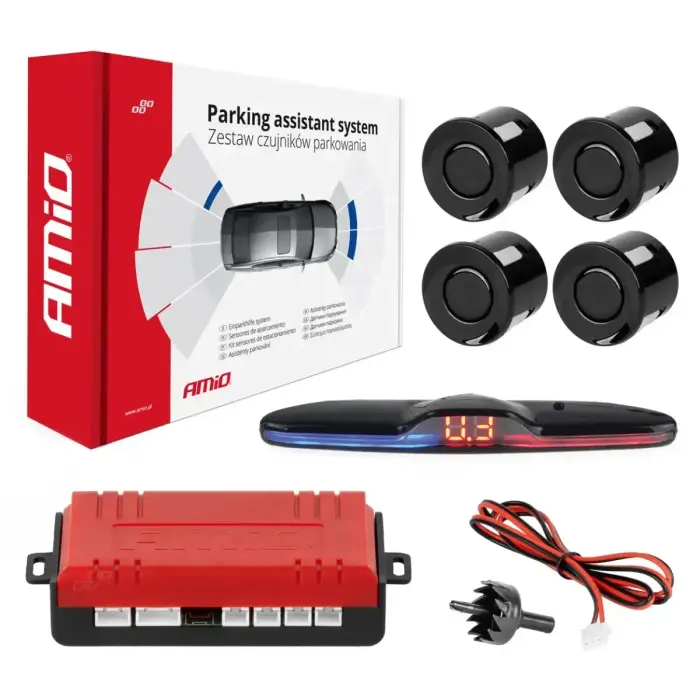 Parking assistant system MAX LED 4 sensor black