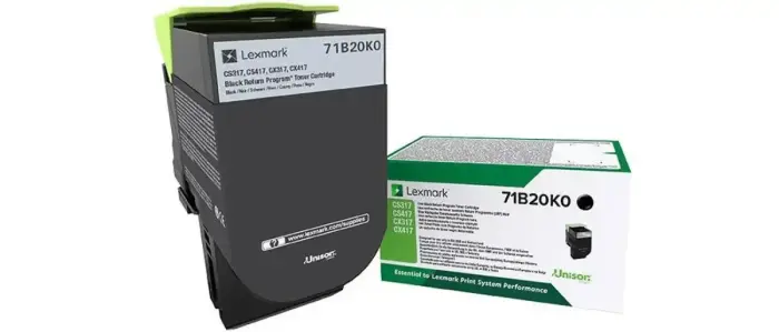 Lexmark Toner 71B20K0 Black Standard