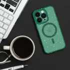 Tel Protect Magnetic Splash Frosted maciņš telefonam iPhone 15 Plus zaļš — Foto 5