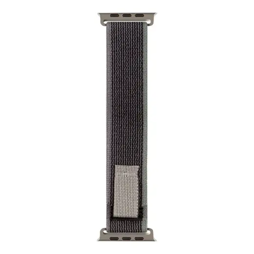 OBAL:ME Textile Strap for  Apple Watch 42-49mm M-L Grey|Green Foto 2