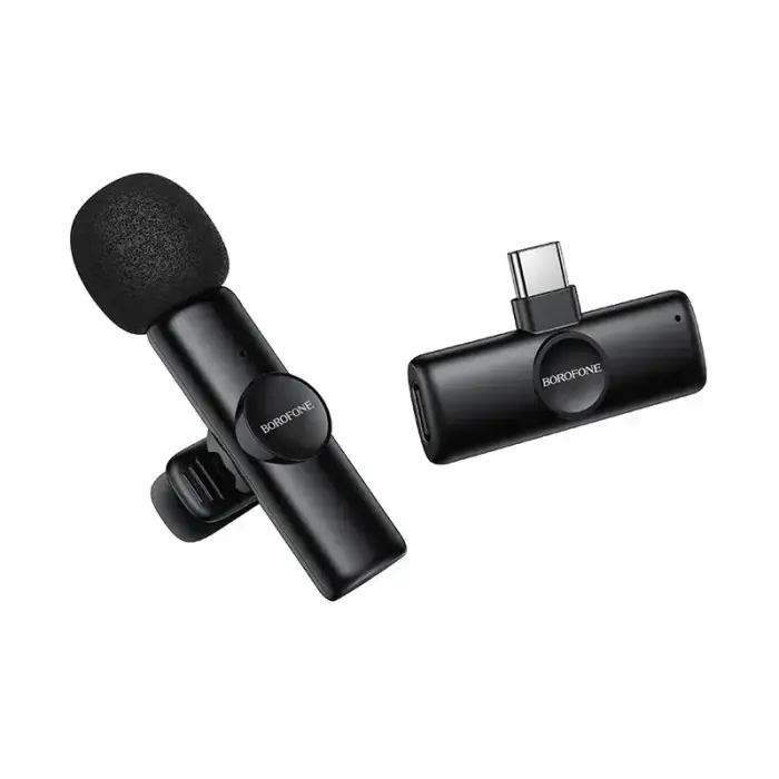 Borofone Lavalier wireless microphone BFK16 Winner Type C black Foto 5