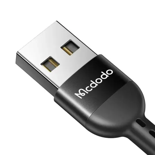 Mcdodo Omega CA-6420 провод для передачи данных и зарядки | USB-A на USB-C | 10W | 1.8m | черный Фото num