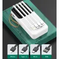 SENDEM P402 ārējais akumulators (powerbank) | 20000 mAh | 12W | USB-C, Lightning, Micro USB, USB-A | melns Foto 2