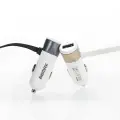 REMAX Car Charger RCC-102 - USB - 3,4A with 2 in 1 cable Micro USB, Lightning gold Foto 5