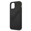Guess Saffiano Vintage Script Case for iPhone 12 Pro Max 6.7" - Black Foto 6