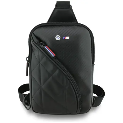 Bag BMW Carbon Pockets & Metal Logo 10" black