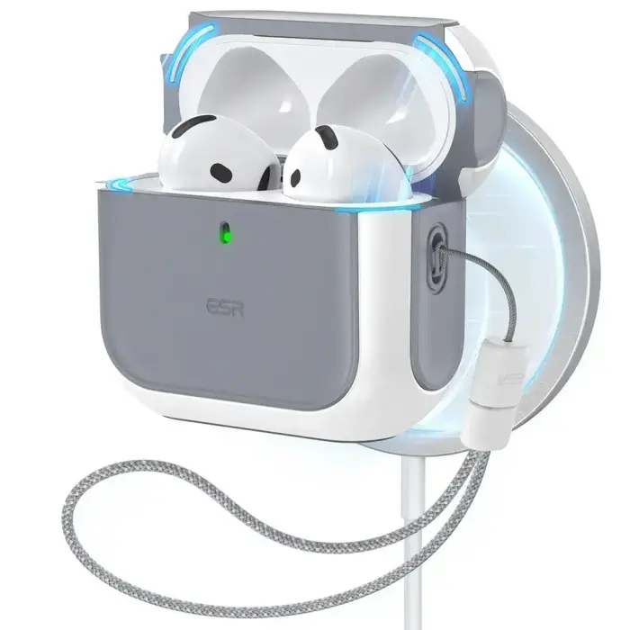 ESR Orbit Halolock MagSafe case for Apple AirPods 4 - white