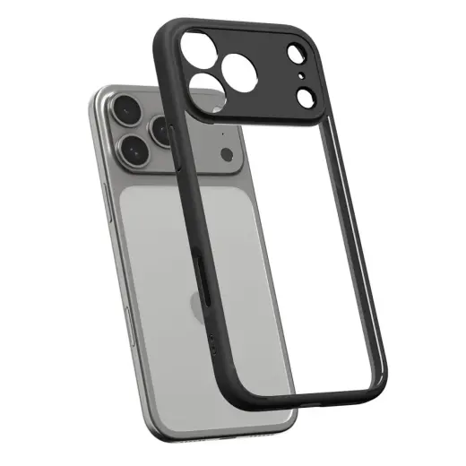 Spigen Ultra Hybrid Case for iPhone 17 Pro Max - Matte Black Foto 5
