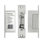 Qoltec Electric strike With lock and memory + mounting plate | 12V | Stainless steel Foto 5