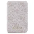 Zestaw Guess GUBPM5P14L4GEMGP iPhone 14 Pro 6.1" hardcase + Powerbank 5000mAh MagSafe różowy|pink 4G Metal Logo Фото num