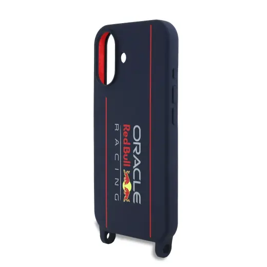 Red Bull Silicone Vertical Logo phone case for iPhone 16 blue with MagSafe support Photo
