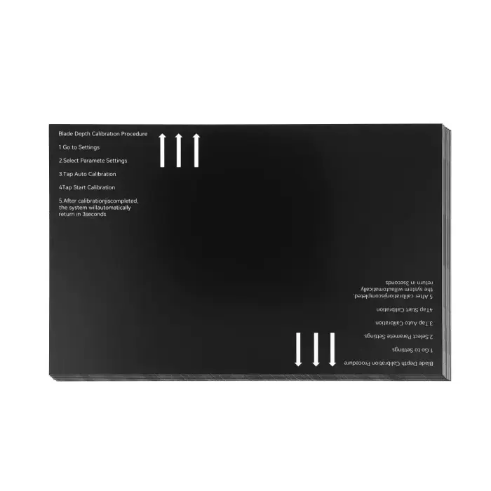 Calibration cards for cutting machine 3rd gen. - 10pcs