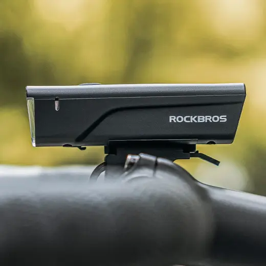 Rockbros 24510003001 front bicycle light 260 lm + USB-C - USB-A cable - black Фото num