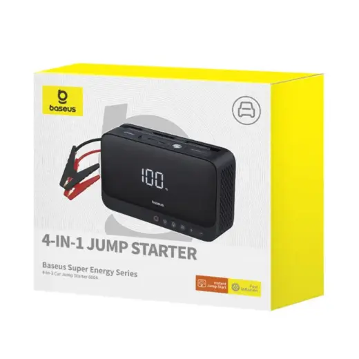 Baseus Super Energy Series 4-in-1 Car Jump Starter 600A Cluster Black Photo