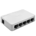 Qoltec Network SWITCH | 5 x RJ45 port | 1000Mbps | Fast Ethernet | LAN Foto 1