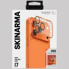 Camera Lens Glass Skinarma Magma Full Matte for iPhone 17 Pro Max orange Foto 3