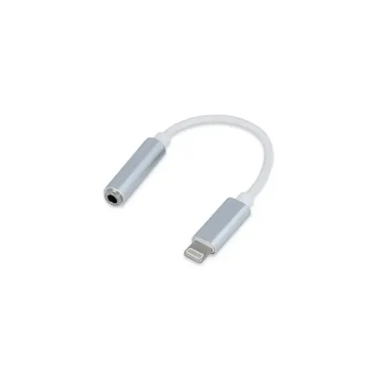 Setty adapter Lightning - audio jack 3,5mm white Фото num