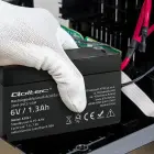 Qoltec AGM battery | 6V | 1.3Ah | Maintenance-free | Efficient| LongLife | for UPS, scale, cash register Foto 6