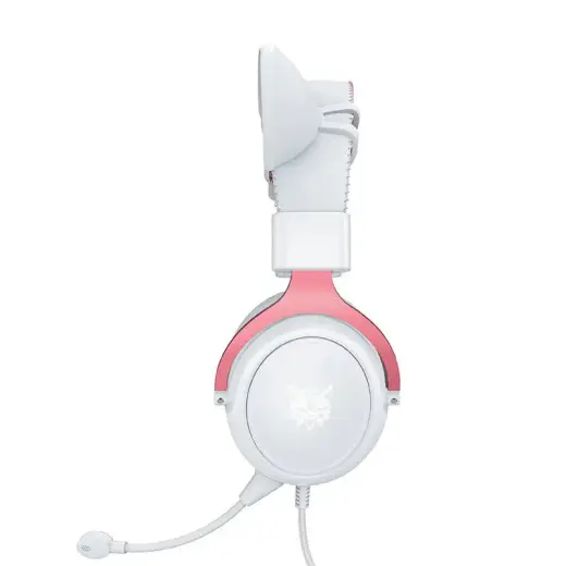 ONIKUMA X10 White|Pink|Cat Ears Gaming Headphones Photo