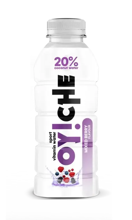 Vitaminizēts dzēriens OY!CHE, ogu garša 20%, kokosriekstu ūdens, PET, 0.5l (DEP)
