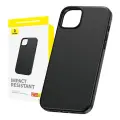 Phone Case for iPhone 15 Plus Baseus Fauxther Series (Black) Foto 1