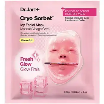 Dr. Jart+ Cryo Sorbet Icy Facial Mask ( 4 ks ) - Pudrová maska