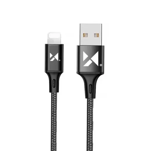 Wozinsky WUC-L1B data transfer and charging cable | USB-A to Lightning | 12W | 1m | black Photo