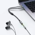 UGREEN AV192 3.5mm Female to 2 male audio cable (grey) Photo