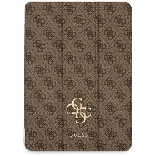 Guess GUFC13PM24PS4SGW iPad Pro 13" 2024  brązowy|brown Magnetic 4G Big Logo Фото num