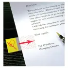 Pašlīpošie indeksi Post-it 25.4x43.2mm, 50 lapiņas ar paraksta zīmi Photo