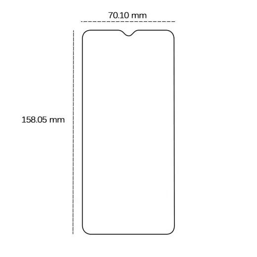 Tempered glass 2,5D for Motorola Moto E13 Foto 2